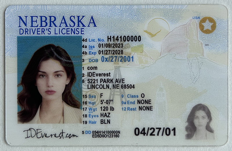 Nebraska's New Driver's License or ID Card Design Deterrents Counterfeit ID Cards